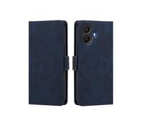 Coque Etui Portefeuille pour TCL K70 5G - Cuir PU, Porte-cartes, Bleu