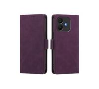 Coque Etui Portefeuille pour TCL K70 Power 4G / K70 4G - Cuir PU - Porte-cartes - Violet