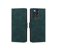 Coque Etui Portefeuille pour ZTE nubia RedMagic 11 Pro+ Cuir PU Porte-cartes Vert