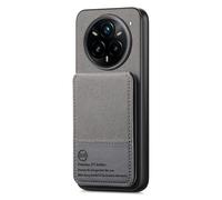 COQUE Étui Portefeuille Twill pour Realme 14 Pro, Protection RFID, Design Antichoc et Support bidirectionnel. L'alliance Parfaite Entre sécurité Ultime et Style Mains Libres-Gris