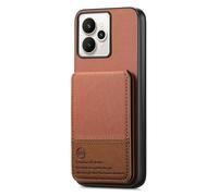 COQUE Étui Portefeuille Twill pour Realme 15, Protection RFID, Design Antichoc et Support bidirectionnel. L'alliance Parfaite Entre sécurité Ultime et Style Mains Libres-Brun