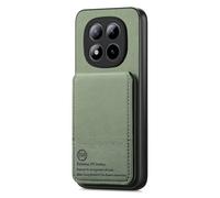 COQUE Étui Portefeuille Twill pour Redmi Note 15 Pro Plus, Protection RFID, Design Antichoc et Support bidirectionnel. L'alliance Parfaite Entre sécurité Ultime et Style Mains Libres-Vert