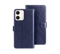 COQUE Étui pour A5X, étui à rabat en cuir robuste, pour téléphone portable Oppo A5X 5G - Bleu