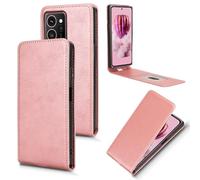 COQUE Étui pour HMD Skyline 5G Étui de La Texture Rétro De la Conception De la Fermeture Supérieure pour Le HMD Skyline 5G-Rose