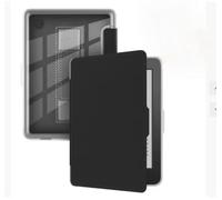 Coque Étui pour Kobo Clara Colour | BW | 2E, Tolino Shine Colour/Shine 5/4 avec Dragonne, 6" Etui Liseuse 11. Generation, Case, Housse de Protection avec Mise en Veille/Réveil Pochette Housse (Noir)