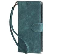 COQUE Étui pour Motorola Moto G17 4G Rabattable (Antichoc) Protection (RFID) Cuir Haut de Gamme avec Fente Carte-Verde