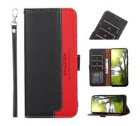 COQUE Étui pour OnePlus Ace 6T,Étui de Téléphone RFID Antivol avec Fente pour Carte Anti-Choc,Couvercle Folio Réversible OnePlus Ace 6T-Nero