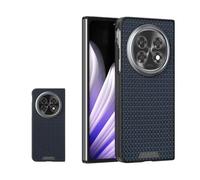 COQUE Étui pour Oppo Find N5 Bobine Magnétique Intégrée, Étui de Protection en Cuir PU de Qualité Supérieure, Design Élégant, Adapté au Oppo Find N5 (Bleu)