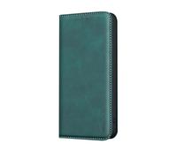 COQUE Étui pour Realme C71 4G, PUde Orotection en Similicuir de Veau Realme C71 4G avec Protection RFID, Aabsorption des Chocs et Fermeture Magnétique-Vert