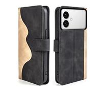 COQUE Étui pour Samsung Galaxy S26 Edge Vague Montagne Motif Flip Téléphone Samsung Galaxy S26 Edge étui en Cuir avec Fente pour Carte-Nero