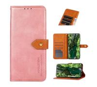 COQUE Étui pour Xiaomi 17 Pro Housse,TPU+ Texture Cowprint avec Portefeuille à Fente pour Carte Housse de Protection Xiaomi 17 Pro-Rose Red