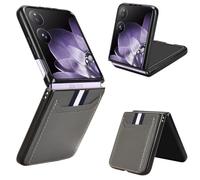 COQUE Étui pour Xiaomi Mix Flip Étui, Xiaomi Mix Flip Lychee Pattern Card Slot Case-Grigio
