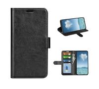 COQUE Etui pour Xiaomi Poco F8 Pro 5G,R64 Cuir Grain Simple pli Rabattable avec Fente pour Carte étui en Cuir pour Xiaomi Poco F8 Pro 5G-Nero