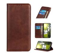 COQUE Étui pour Xiaomi Redmi Note 15 Pro,Étui de Téléphone Magnétique PU Cow Texture,Portefeuille à Rabat et Fente pour Carte,Protéger Xiaomi Redmi Note 15 Pro-Khaki