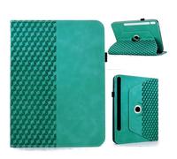 Coque Étui Rotatif pour Samsung Galaxy Tab S10 Plus 2024/ S9 Plus 2023/S9 FE Plus 12.4", Support Rotatif à 360 Degrés avec Fonction de Emplacement pour Carte et Porte Stylo - Vert d'eau