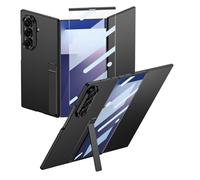 COQUE Étui Ultra-Fin pour Galaxy Z Trifold, à Rabat avec Support Pliable pour téléphone, étui Pliable en 3 Parties pour Samsung Galaxy Z Trifold-Noir