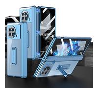 COQUE Étui Vivo X Fold, Transparente Phantom Livrée avec Un Film de Protection trempé pour écran, Housse de téléphone Pliable pour Vivo X Fold-Bleu