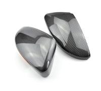 Coque extérieure Pour VW Polo Mk5 6R 6C 2009-2017 Brillant Noir Aile Latérale Vue Arrière Rétroviseur Housse Capuchons Coque Remplacer(Carbon Look black)