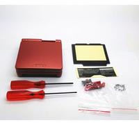 Coque externe + outils pour GBA SP Gameboy Advance SP réparation supplémentaire (rouge)