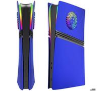 Coque Façades pour Édition Numérique PS5 Pro (modèle - Pro) Housse + Anneau Lumineux LED RVB