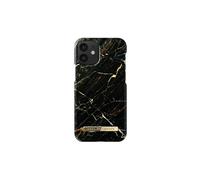Coque Fashion Port Laurent Marble pour iPhone 12 Mini - Or/Noire intense