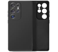 Coque pour Samsung Galaxy S25 Ultra Semi-rigide Soft-touch Anti-traces Noir