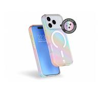 Force Case Air - Coque De Protection Pour Téléphone Portable - 3 M, Lifetime Warranty - Compatibilité Avec Magsafe - Alliage Polymère, Silicone Liquide - Holographique Transparent - Pour Apple...