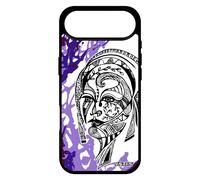 Coque Femme Pour Iphone 17 Air Silicone Smartphone Ethnique Violet Azteque Etui Peinture Telephone Art Arbre Portrait Portable