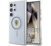 Coque Ferrari IML transparente avec MagSafe pour Samsung Galaxy S24 Ultra 6,8" - FEHMS24LU3CLK