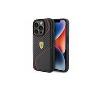 Étui métallique Ferrari Twist, noir - iPhone 15 Pro