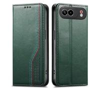 COQUE Feuille PU Porte-Cartes pour ZTE Nubia Air Pro-Vert