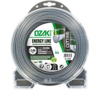 Coque fil nylon ondulé OZAKI ENERGY LINE, breveté - Optimise autonomie des équipements à batterie - L 56 m, Ø 3 mm