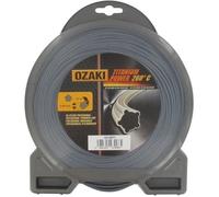 OZAKI - Fil Nylon TITANIUM POWER - Ø 2,4mm - L 97m - Fil Haute Performance - Profil Pentagonal - Coupe Nette Et Précise - Efficace Sur Tous Types De Terrains