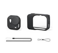 Coque fine anti-rayures pour caméras GO - Sangle de cou amovible - Bords renforcés - Absorption des chocs - Coque en silicone étanche avec cordon amovible