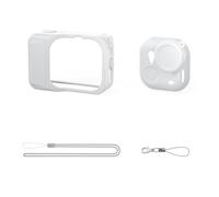 Coque fine anti-rayures pour caméras GO - Sangle de cou amovible - Bords renforcés - Absorption des chocs - Coque en silicone étanche avec cordon amovible