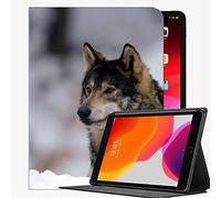 Coque fine pour iPad Mini 1/2/3 7,9 pouces, motif loup et prédateurs de neige