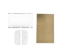 Coque fine transparente antichoc anti-rayures légère pour consoles 2 accessoires de jeu Coque transparente PC pour consoles