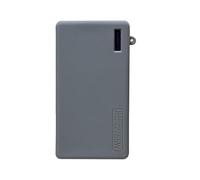 Coque flexible antichoc pour Huawei 12 000 mAh 66 W, coque de protection en silicone avec texture antidérapante, port d'accès complet pour accessoires de chargeur portable (gris)