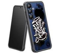 Coque Flip NFC pour Galaxy S25 Fond Écran Dynamique Personnalisable Samsung Noir