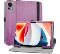 Coque For Doogee T20,En Cuir Protecteur Avec Stand Étui En Pu Cuir Rotative 360 Degrés Housse De Protection Flip Case Cover Pour 10.4"" Doogee T20 / Doogee T20s(Not Fit T20 Mini),Violet