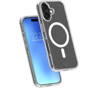 Coque renforcée MagSafe iPhone 17 AIR XTREM 4m Norme Militaire MIL-STD 810G Transparente avec Paillettes + Garantie à vie Force Case