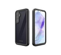 Coque FOXDOCK étanche intégrale pour Samsung Galaxy A55 protection étanche avec couches TPU/PC/PET, résistante aux chocs et aux chutes