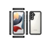 Coque FOXDOCK étanche intégrale pour Samsung Galaxy S23 FE protection étanche avec couches TPU/PC/PET, résistante aux chocs et aux chutes
