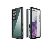 Coque FOXDOCK étanche intégrale pour Samsung Galaxy S23 Ultra protection étanche avec couches TPU/PC/PET, résistante aux chocs et aux chutes