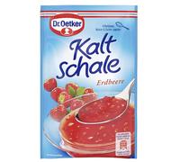 Coque froide Fraise Dr. Oetker préparation pour dessert fruitée et délicieuse 53g