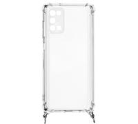 Coque Galaxy A03s Anneau personnalisable avec bijou/Chaîne - Transparent