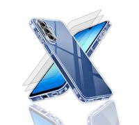 Coque Galaxy A17 Antichoc Silicone bords renforcés + 2 Vitres en verre trempé Protection écran Evetane