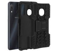 Coque Galaxy A50/A30/A30s Protection Hybride Antichoc Rigide Support Vidéo Noir