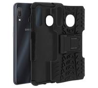 Coque Galaxy A50/A30/A30s Protection Hybride Antichoc Rigide Support Vidéo Noir