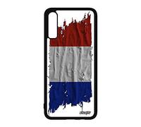 Coque Galaxy A70 Silicone Drapeau France français de Protection Telephone Football Coupe d'europe Foot Tissu Made in France pour Samsung